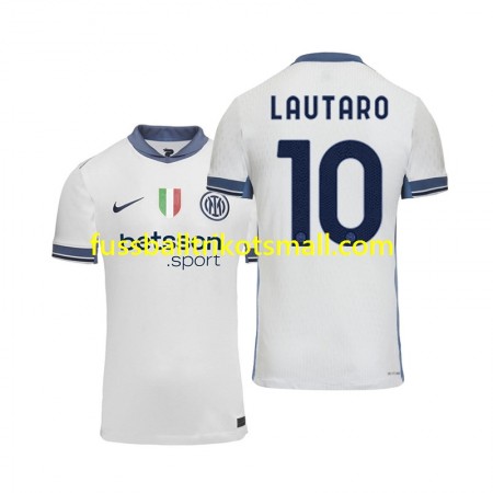 Fußballtrikots Inter Mailand Lautaro 10 2024-2025 Kurzarm Auswärts-trikot kaufen